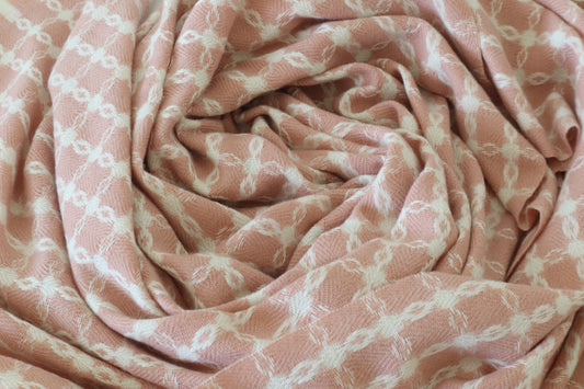 Pink Puka Shell Scarf