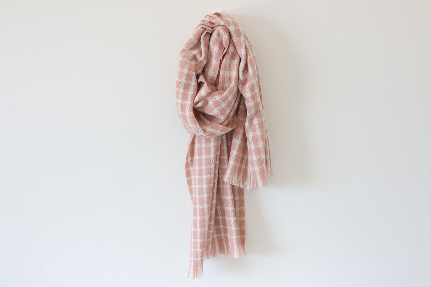 Pink Puka Shell Scarf