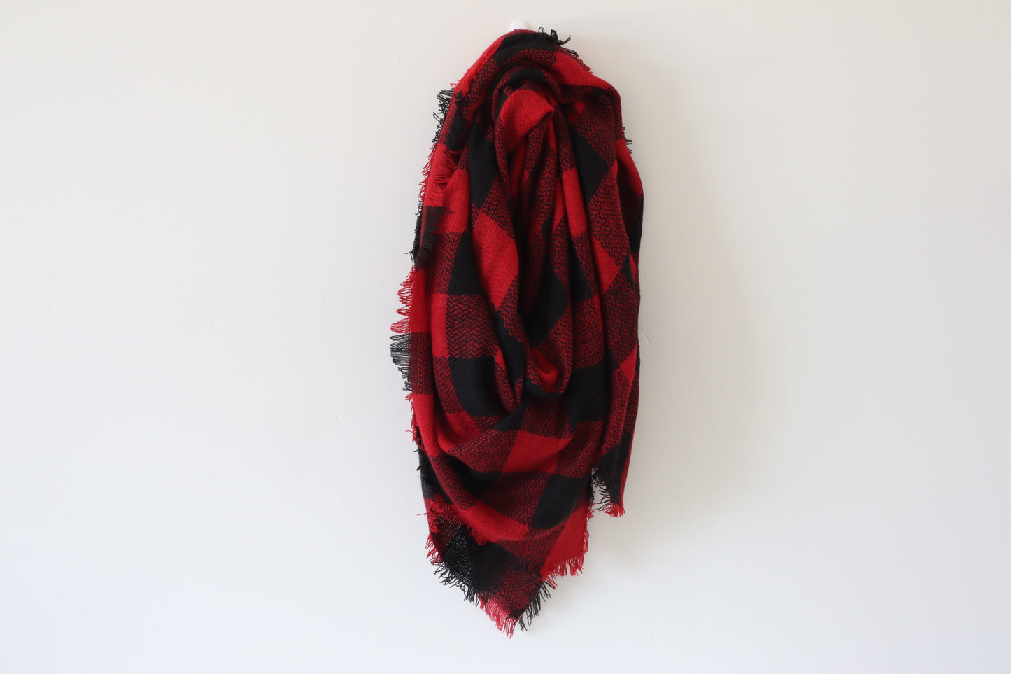 Oversized Scarf - Poinsettia